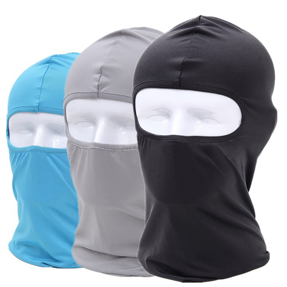 

Summer 1 Hole Balaclava Ski Mask Hat Fashion Women Men Motorcycle Cycling Windproof Helmet Quick Dry Scarf Masks Decoration