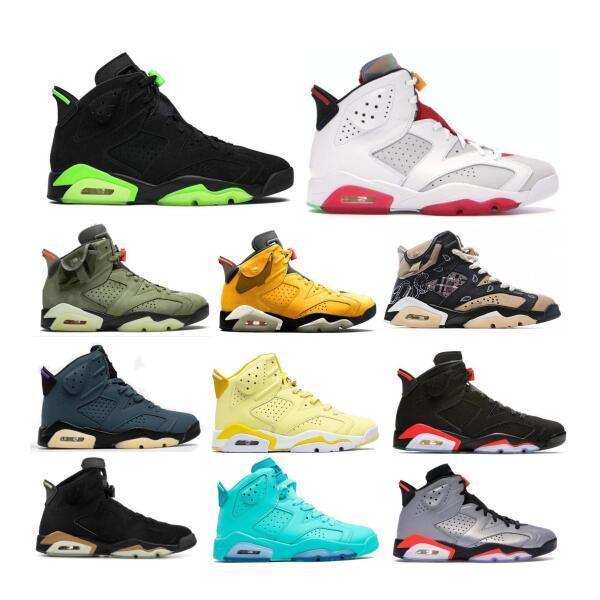 

Hot Jumpman 6 6s Mens Basketball Shoes Hare Travis Scotts UNC DMP Gatorade Purple Black Infrared Women VI Hommes Trainers Shoes Sneakers, Clear