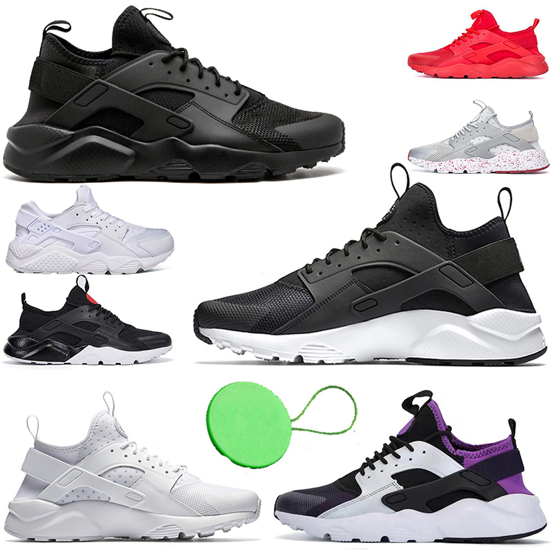 

Huarache run IV 4 Running Shoes sneaker For men women Triple Black White red yellow breache Jogging Sports Shoe runner chausure femme, 4.0 black