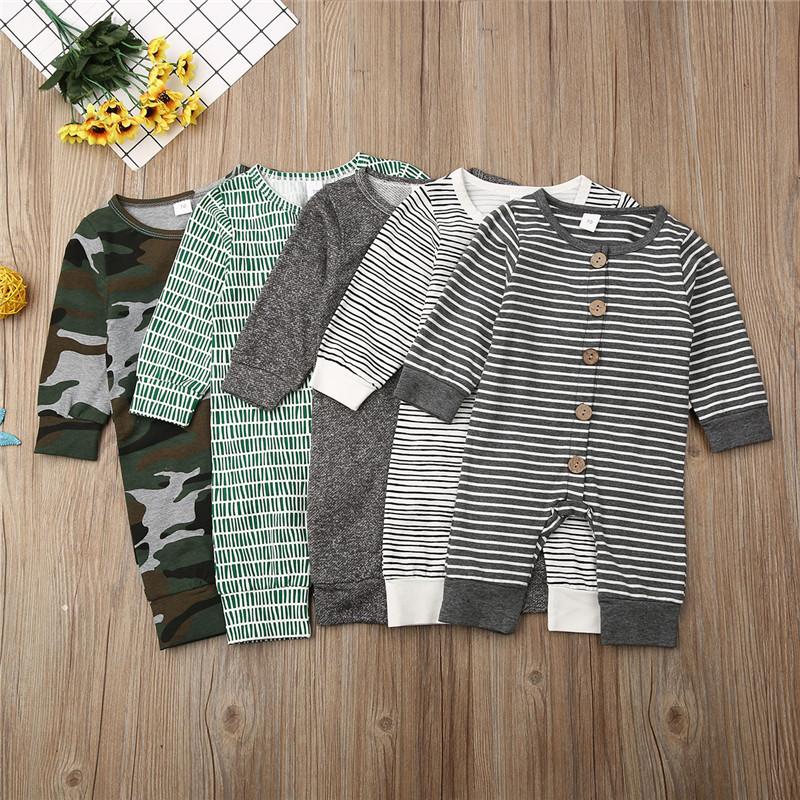 

Jumpsuits Born Baby Girl Boy Fall Winter Romper Jumpsuit Cotton Clothes Outfit, Blue