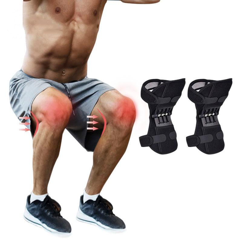 

Elbow & Knee Pads Joint Power Support Strong Resilience Anti-slip Strength-enhancing High Protect The -40, Black