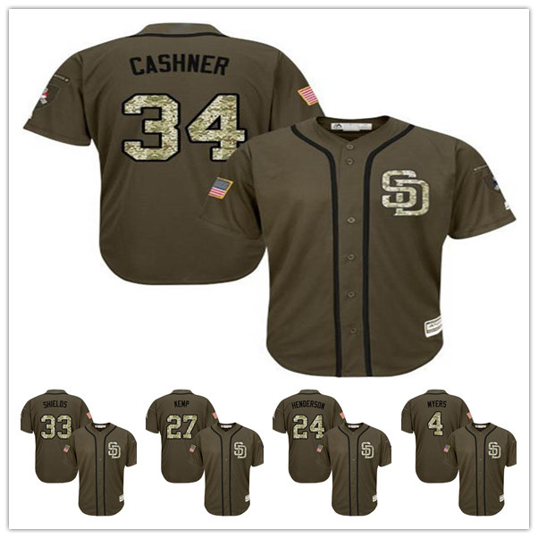 

Custom San Diego Padres Men Women Youth Olive Camo Stitched Baseball Jersey Eric Hosmer Trevor Hoffman Jurickson Profar, Black