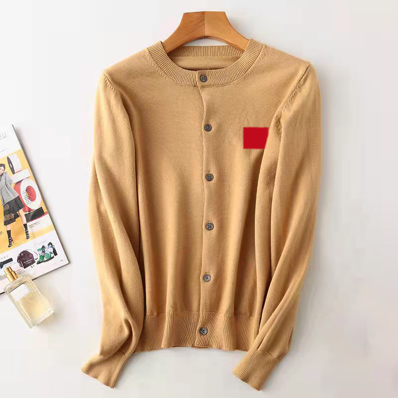 

Women sweater designer cardigan high quality embroidery man women's V- Crew Neck loose sweaters classic couple suit 2021