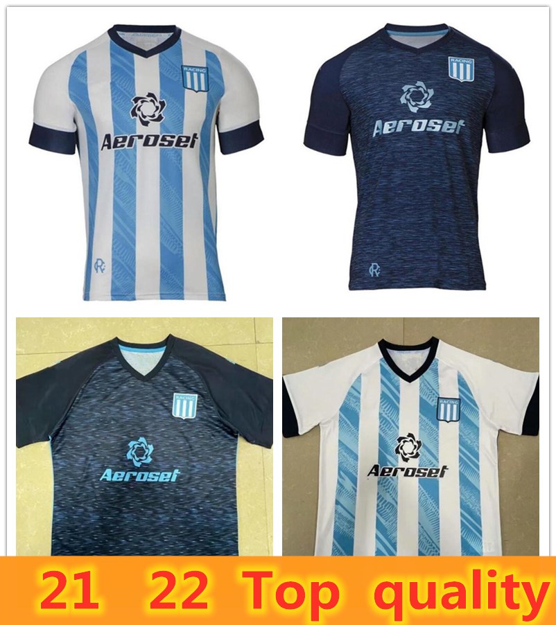 

21 22 Racing Club Soccer Jerseys Raci ng de Avellaneda LISANDRO home away third Bou CenturiÃ³n R.CENTURION CHURRY Football Shirts, Black;yellow