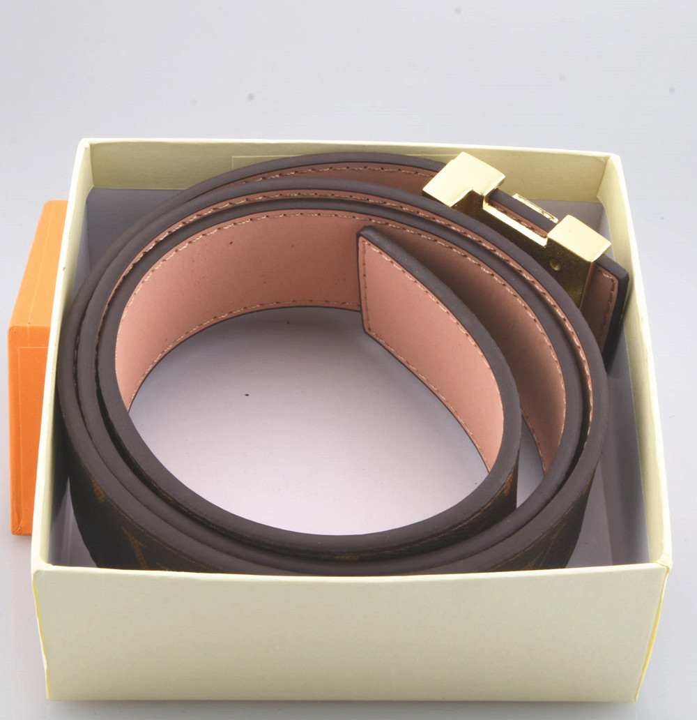 

2021 Fashion Big buckle genuine leather belt no box designer men women high quality mens belts woman waistbands aaa+++, Black;brown