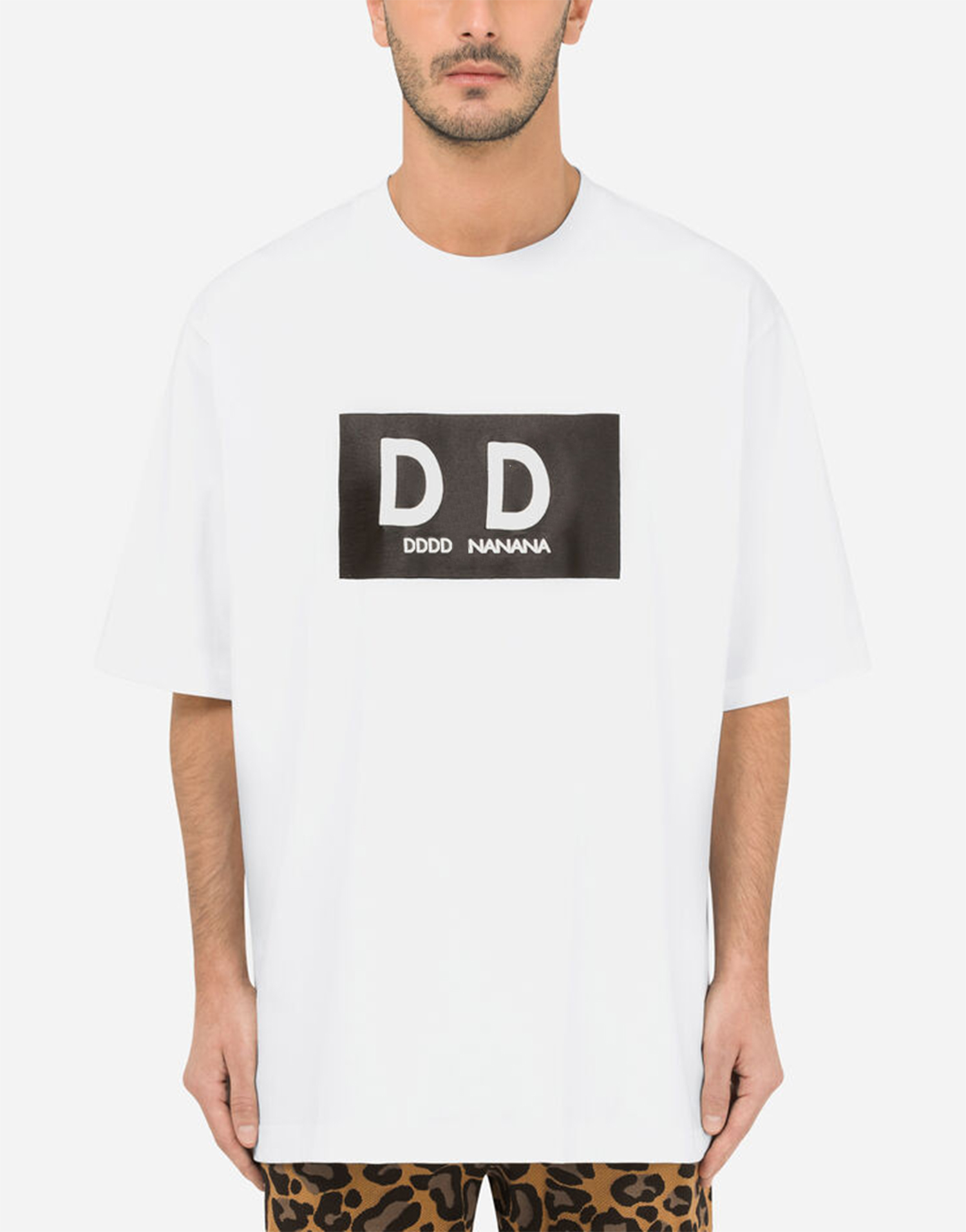 

Cotton T-shirt with 3D DSQ print Mens Designer T Shirts Summer Fashion Casual Streetwear Tops Short Sleeve Tee, White