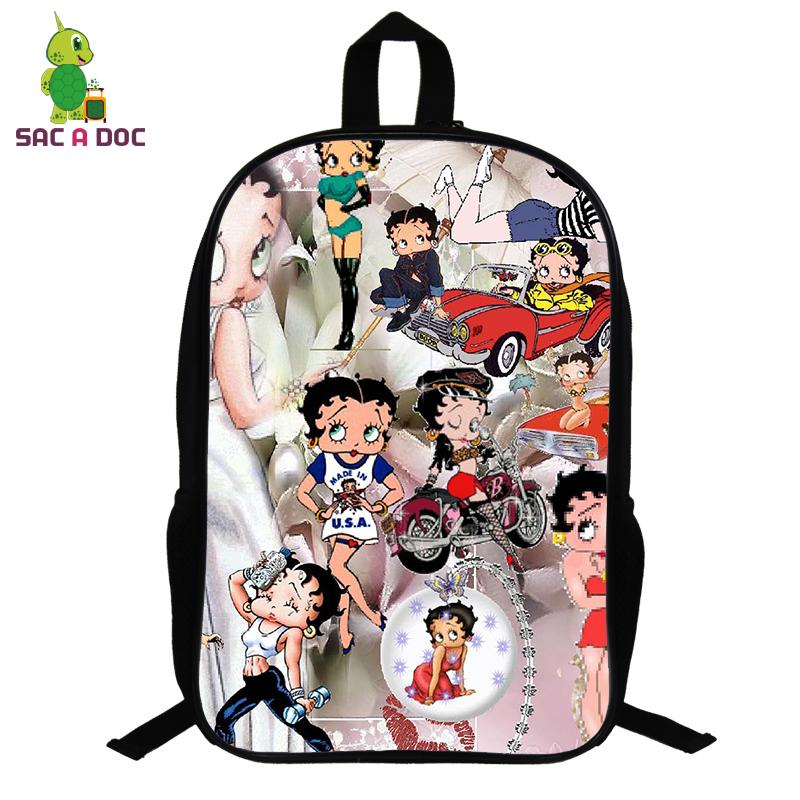 

Backpack 2021 Beety Boop Encantadora Multifuncional Mochila Para 14 Inch Large Capacity Ninas Adolescebtes Viaje Bolsa Mujer