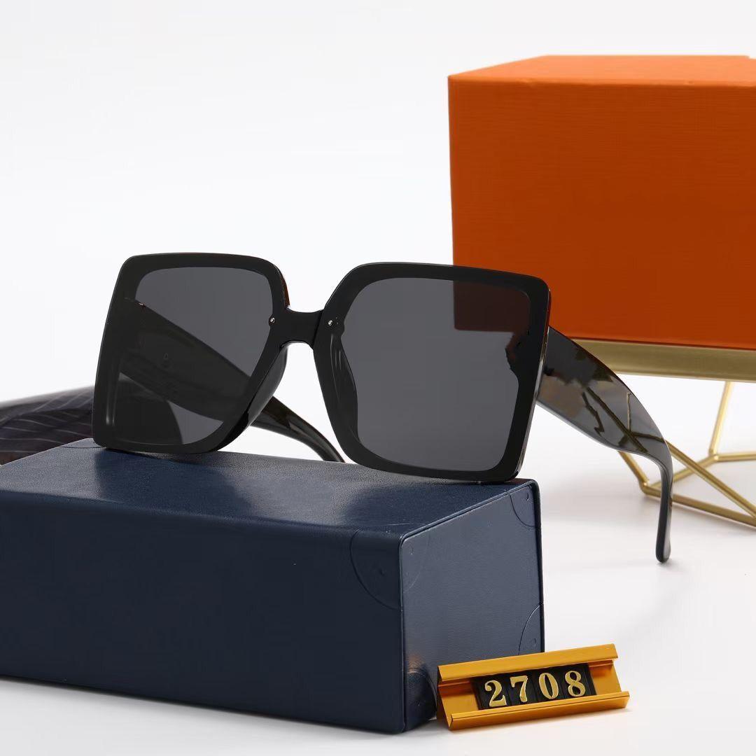 

2021 Hot Fashion Women Sunglasses Ladies Large Oversized Square Frame Sunglasses Bold Style glasses Luxury with original box and case