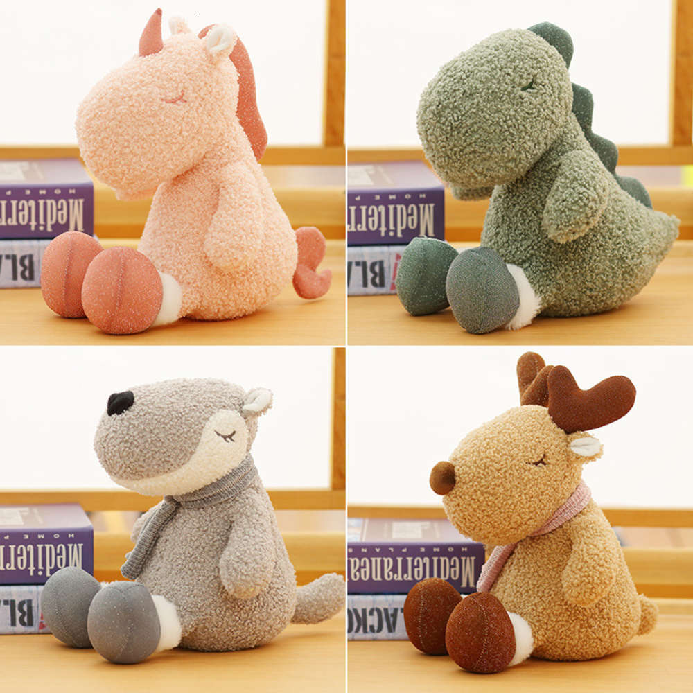 

Children's toys cute cartoon Dinosaur Plush doll creative gift, Blue