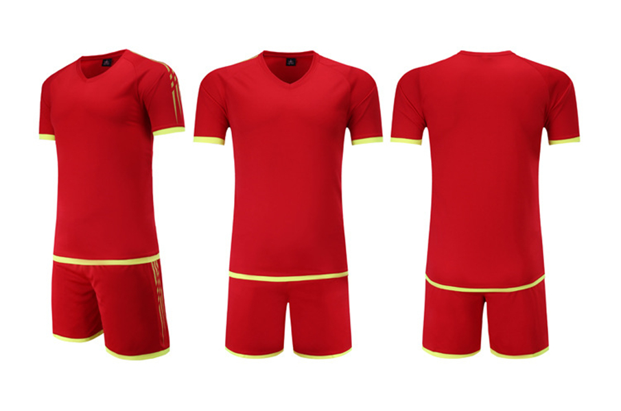 

Soccer Jersey Football Kits Color Yellow Green Pink Grey Beige 15614564, Red