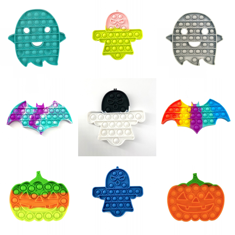 

NEWPopular Halloween Push Bubble Fidget Toys Adult Stress Relief Toy Antistress Popite Soft Squishy Anti-Stress gifts wholesale 1750 T2