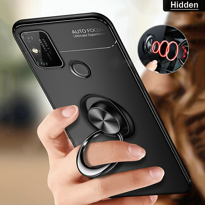 

Luxury phone cases for Samsung Galaxy S8 S9 Plus J2 J5 J7 Prime J5 J7 2016 S7 edge A6 Plus 2018 Note8 tected back cover with metal ring Phone shell