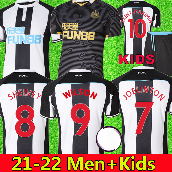 

21  Newcastle Soccer Jerseys home away United SHELVEY WILSON 2021 2022 camisetas JOELINTON Football Shirt ALMIRON RITCHIE GAYLE LEWIS LASCELLES Men Kids Kits tops, Home 21/22