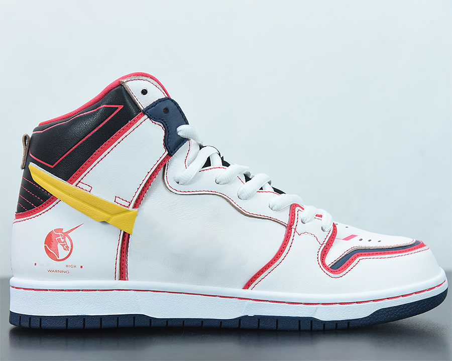 

Shoes Gundam DK High Project Unicorn-RX-0 men women White Red Black mens trainers sports sneakers 13, #1