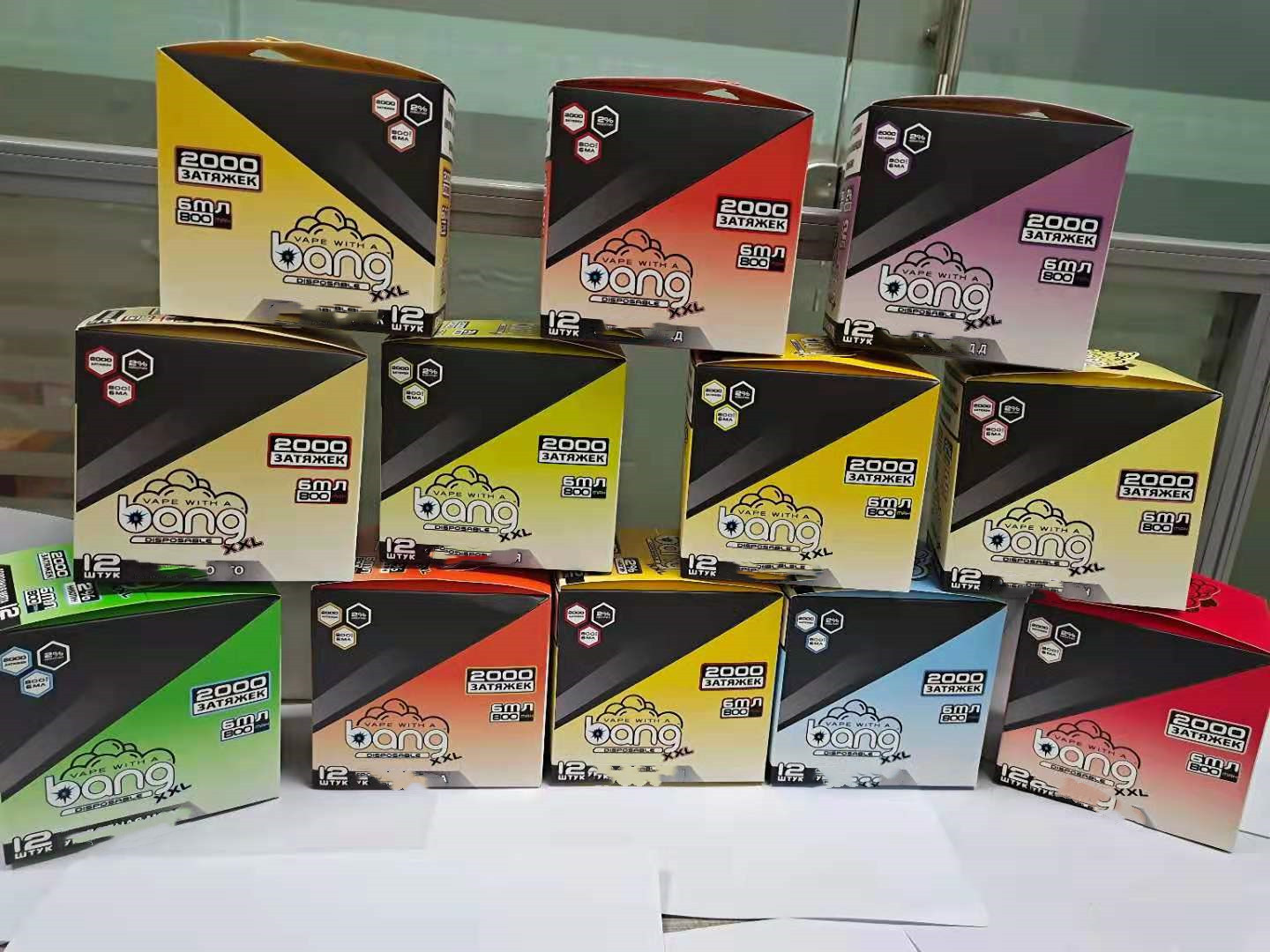 

bang xxl disposable vape electronic cigarettes with different colors