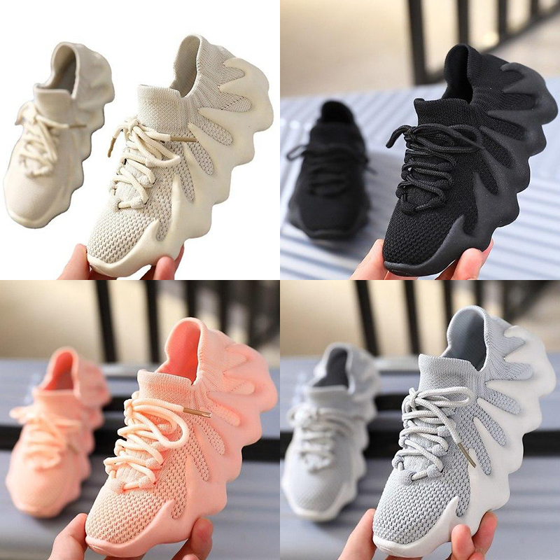 

2021 Children Designer Shoes Boys Girls Cloud White 450 Sneakers Toddler Little Big Kids Brand Trainers Dark Slate X0719, Color 4