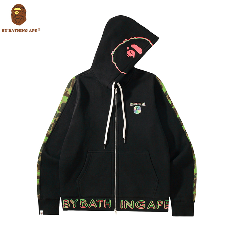 

head F0aape autumn ape jacket men's fashion brand loose casual sports cardigan coat lovers autumn f0bape, Black;brown