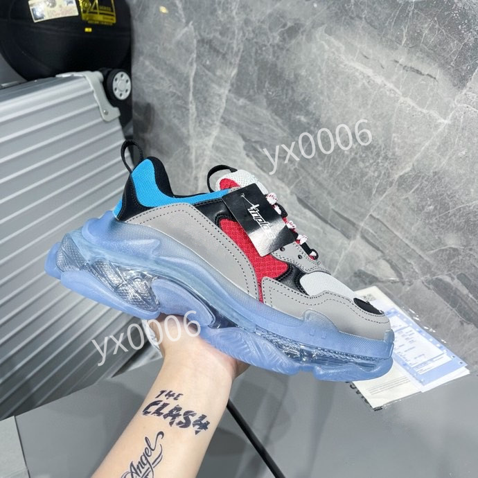 

Run Away sneaker calf leather 40-45 rainbow Luxury Shoe classic runner shoes Hand-finished technical rubber casual sneakers yx211010, Choose the color