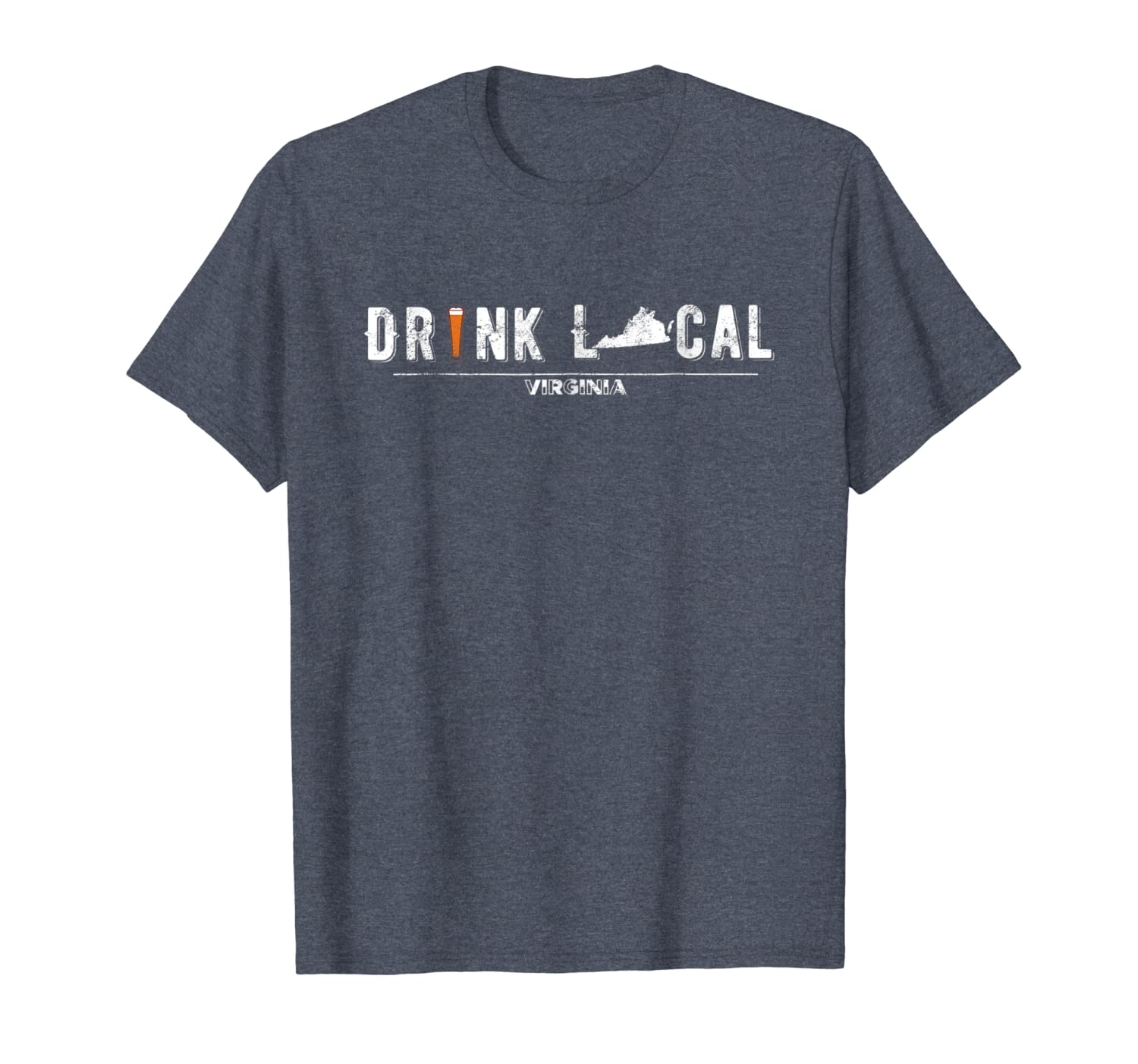 

drink craft beer: drink local virginia t shirt, White;black