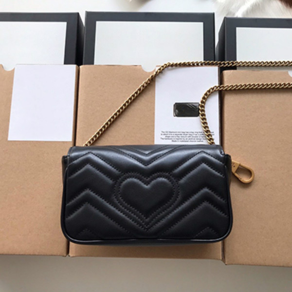 

Women bag mini handbag genuine leather original box Clutch cross body shoulder messenger fashion purse, Red