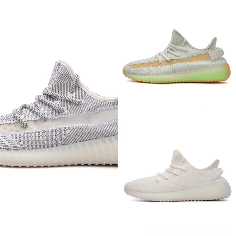 [Shipped ASAP High quality KanyeWest vclay Earth zebra antlia bred womensDesert mens Running 350 350 Shoes shoe sports sneakers-image-699329933