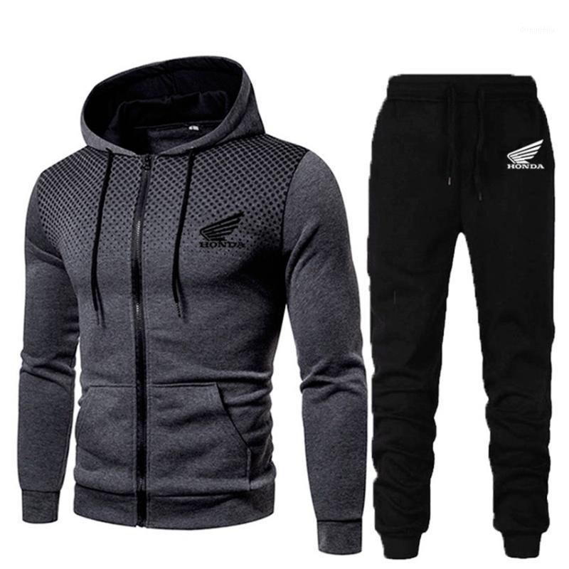 

Running Sets 2021 Car Logo 2-piece Casual Sportswear Men's Hooded Sweatshirt + Pants Pullover Hoodie, Black;blue