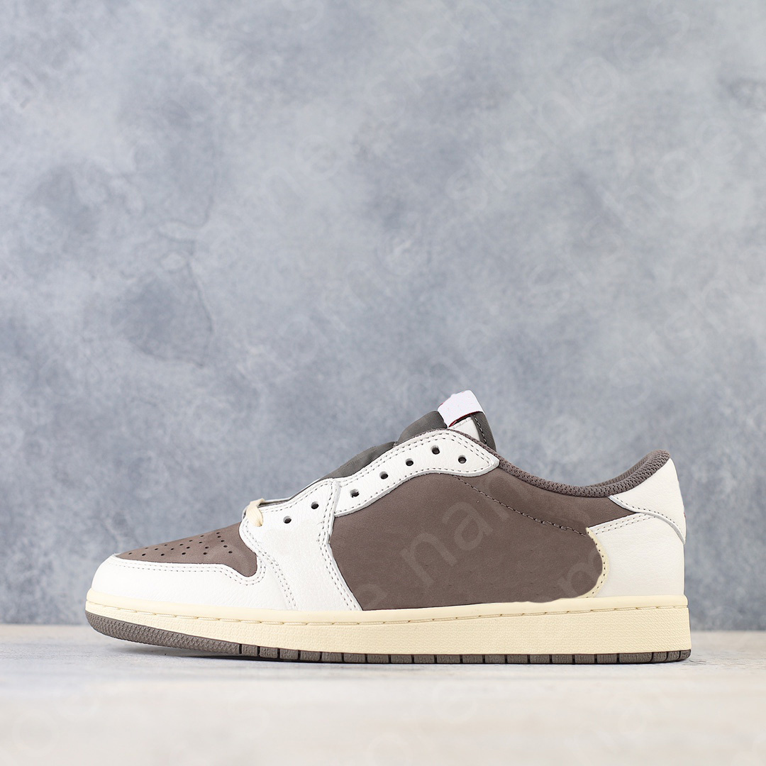 

Classical Reverse Mocha TS 1 Low Jumpman Shoes Design 1s High OG SP Sneakers Women Men basketball Sports Trainers Suede Size 36-46, Other