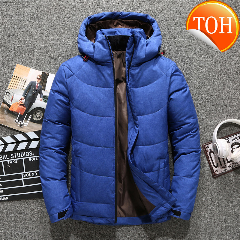2019 Luxury Brand Tace & Shark Winter Man Jackets Hooded Windbreakers Warm White Duck Down Jacket Men Snow Coats 3xl