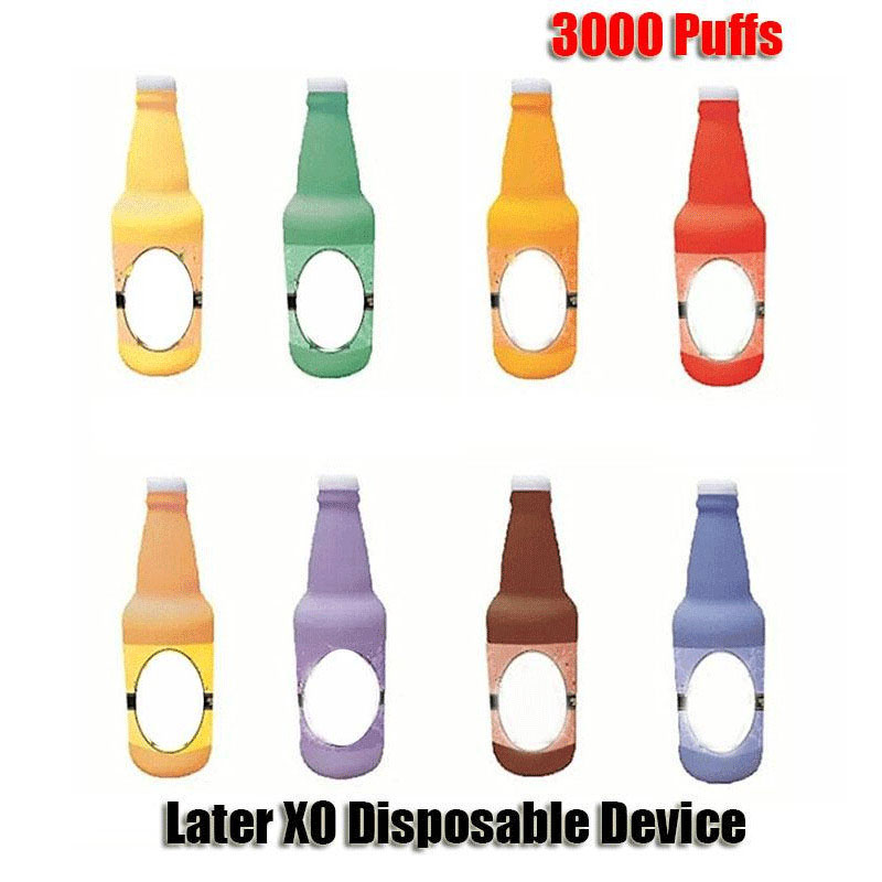 

Original Later XO Disposable Pod Device Kit E-cigarette 3000 Puffs 1100mAh Battery 8ml Prefilled Cartridges RGB Light Vape Stick Pen Puff Plus XXL 100% Authentic