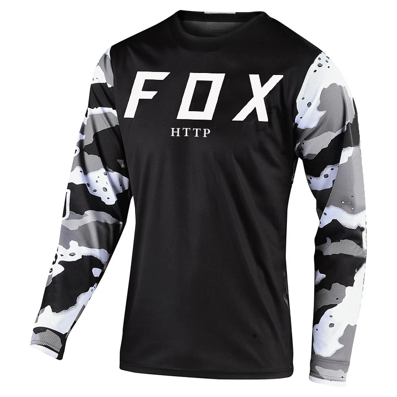 

moto bicycle jersey long sleeve cycling enduro mtb shirt downhill t-shirt camiseta motocross mx mountain bike clothing fox mtb 210419, Gray