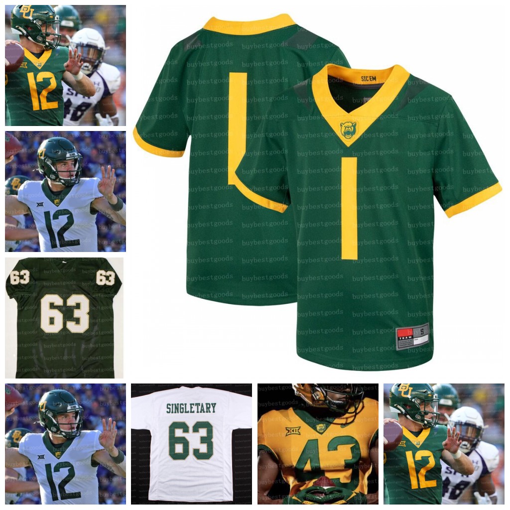 

Custom Baylor Bearses Football 5 Denzel Mims #12 Charlie Brewer II 7 John Lovett Jersey 6 JaMycal Hasty 11 Gerry Bohanon 13 RJ Sneed Jersey