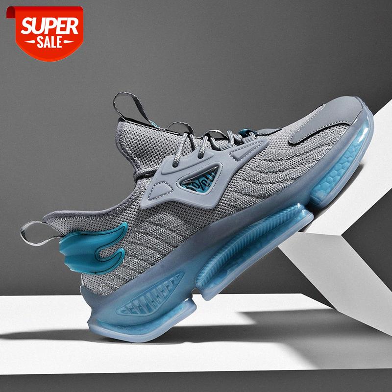 

summer plus size men's fashion trend casual old shoes trendy popcorn breathable single mesh sports #po1j