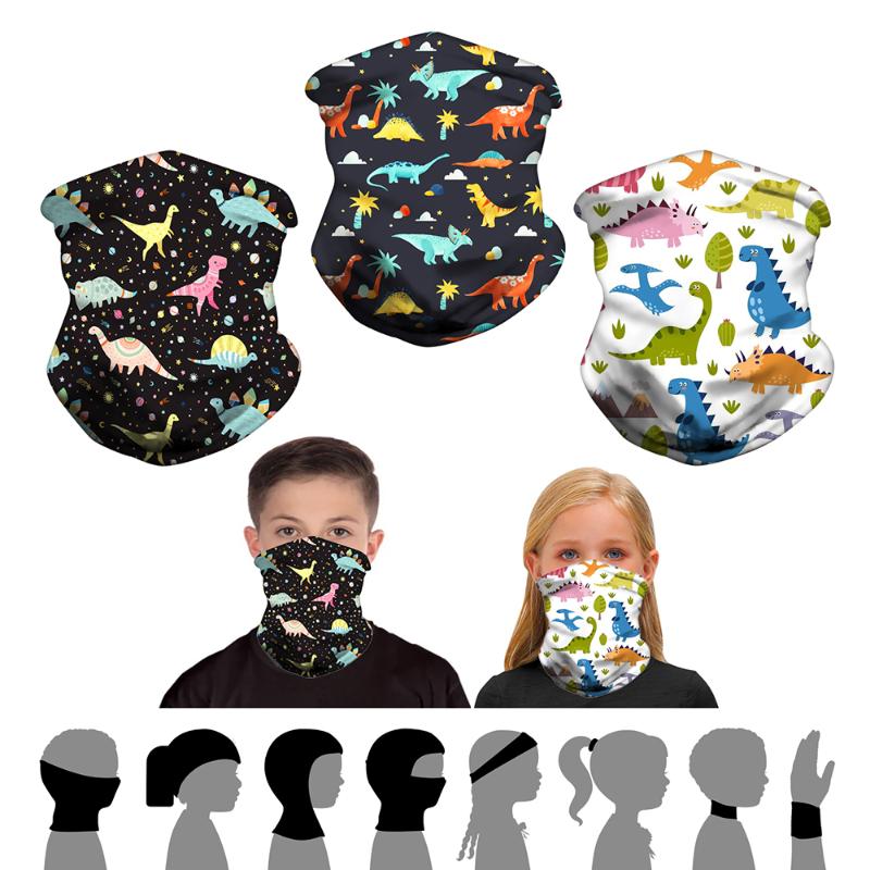 

Bandanas Neck Gaiter Kids Balaclava Face Scarf Magical Multi Funtion UV Protection Headband For Boys And Girls Headwear Cycling Caps & Masks, Black