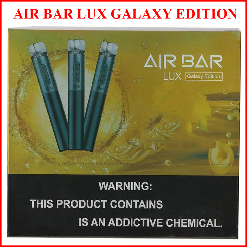 

Air Bar Lux E-Cigarettes Galaxy Edition Disposable Vape 20 Colors 2.7ml Pods Battery Capacity 550mAh E-vapes