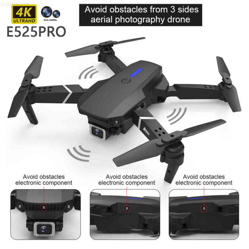 

Professional 4WD e525pro RC, 2021, dual camera 1080p, 4K, fixed height, mini toy helicopter vs E88, No camera 0 battery