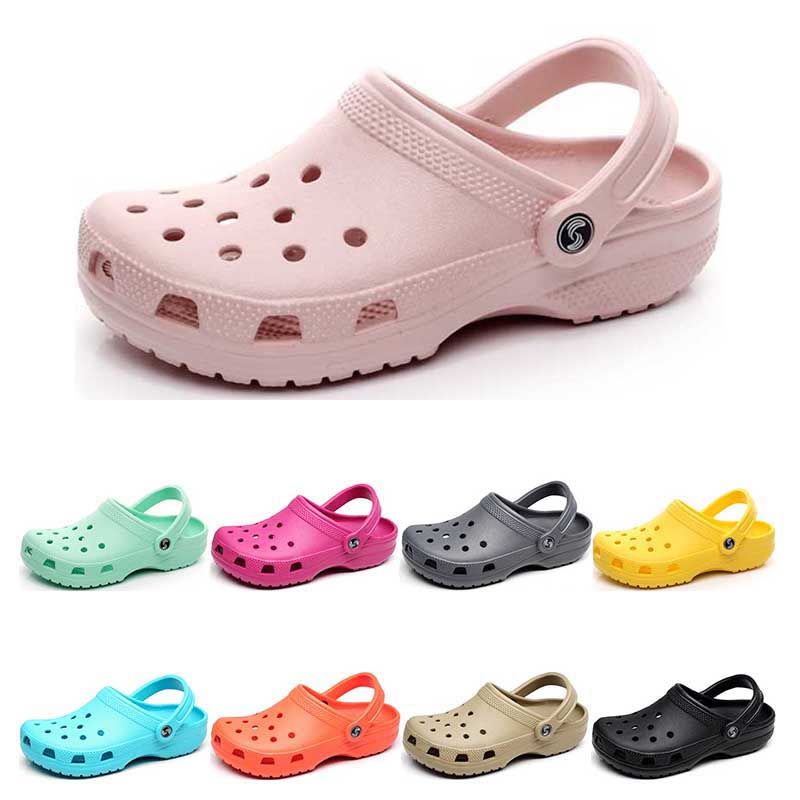 294 Sandales de mode hotsale Slip sur la plage décontractée Chaussures imperméables hommes classiques soins infirmiers sabots hôpital femmes pant