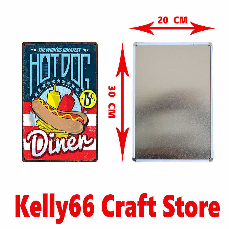 

Food Metal Painting Vintage Tin Sign Wall Poster Decor Hotel Market Bar Retro Craft 20*30 CM Size y-1076