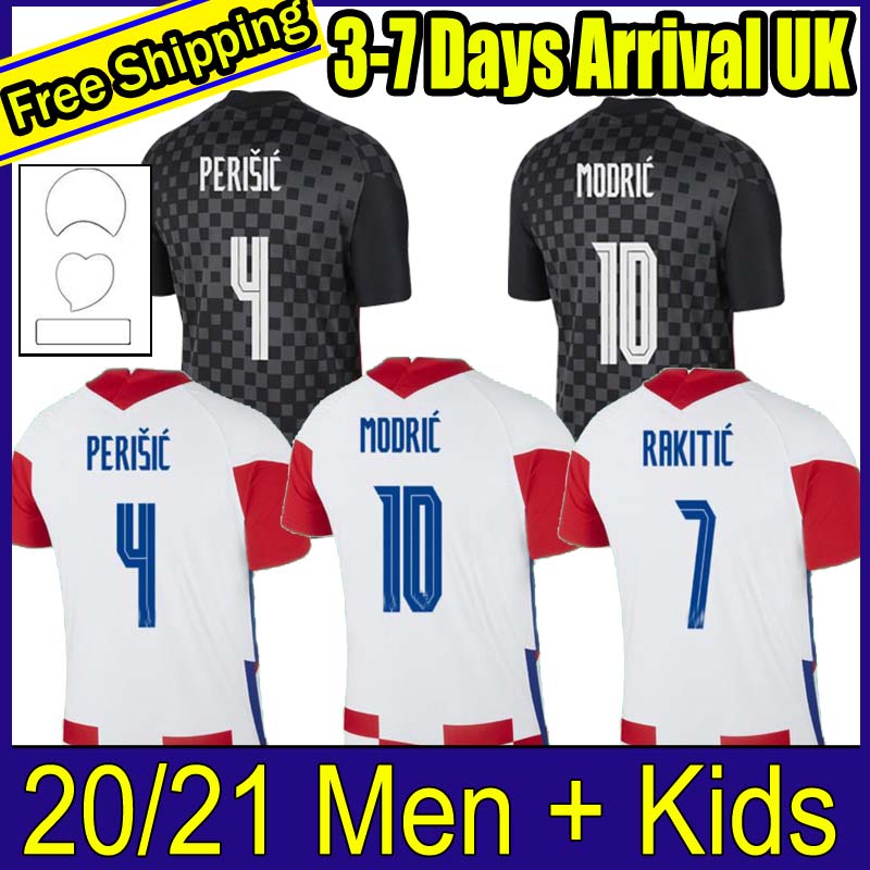 

20 21 MODRIC 2021 national team Soccer Jersey MANDZUKIC HOME AWAY ORSIC PERISIC RAKITIC SRNA KOVACIC BROZOVIC REBIC Football Shirts men + kids kit, Black;yellow