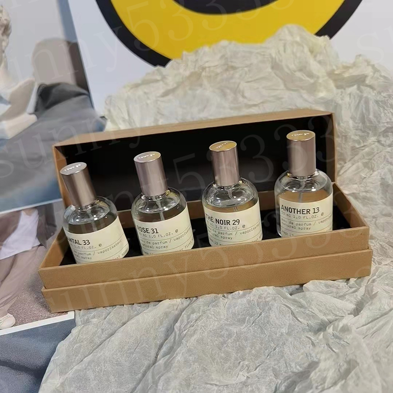 

Newest arrival Perfume Woman High Quality Le Labo Santal 33 BERAMOTE 22 THE NOIR 29 ROSE31 4pcs*30ml fragrance set free ship