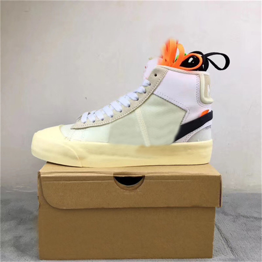 

Original quality classic Blazer Mid Queen 2.0 Grim Reaper All Hallows Eve Serena Williams White Men Women Outdoor Shoes Sports Sneakers Off With box, 27