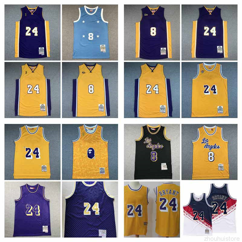 

basketball jersey Men LosAngelesLakersBlack Mamba KBS Bryant mitchell ness;swingmen jerseys, Black;red