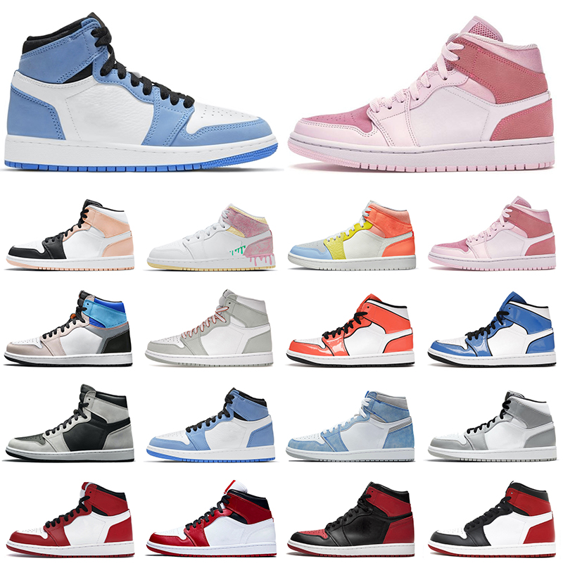 

air jordan 1 retro 1s men basketball shoes University Blue Hyper Royal Light Smoke Grey Prototype Lucky Green womens mens traners sports sneakers