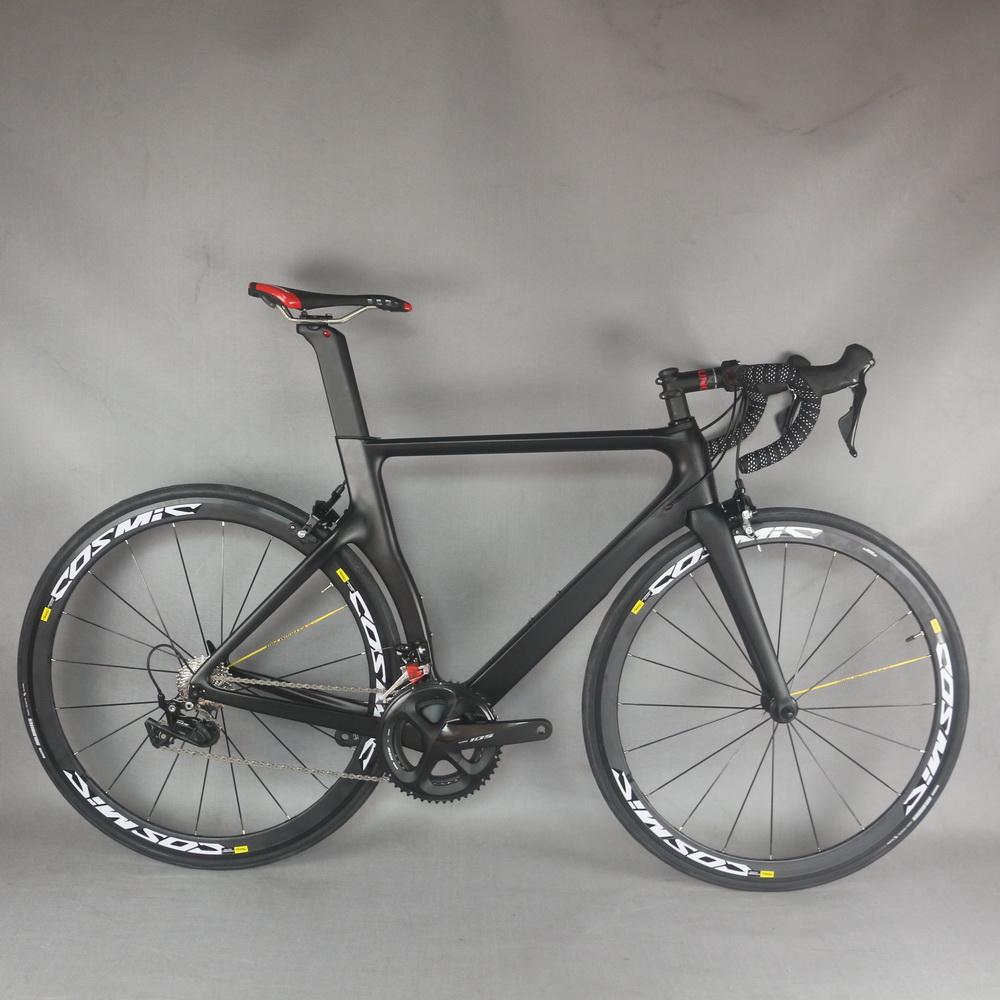 

seraph carbon bicycle Aero road complete bike with shimano R7000 groupset mavic aluminum wheels carbon bike TT-X2