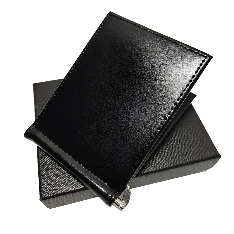 

Fashion Wallet Mens Card Holder Portable Cash Clip Drivers License High-quality Leather Coin Purse German Craftsmanship With Box