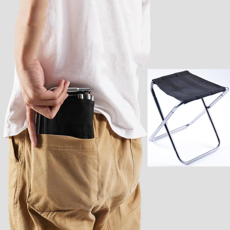 Camp Furniture Folding Small Camping Stool Bench Portable Outdoor Mare Ultra Light Train Travel Picnic Fishing Chair Foldable-image-703479493