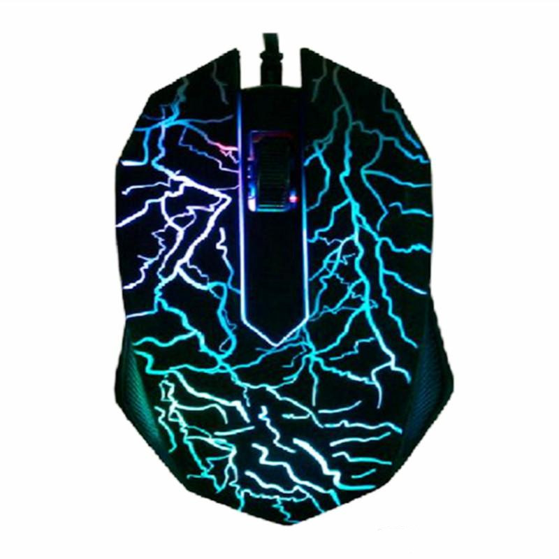 

Mouse wired 3D computer gaming mouse professional gaming mouse, 3 bright color LED luminous fashion design, suitable for LOL CS gaming mouse office files
