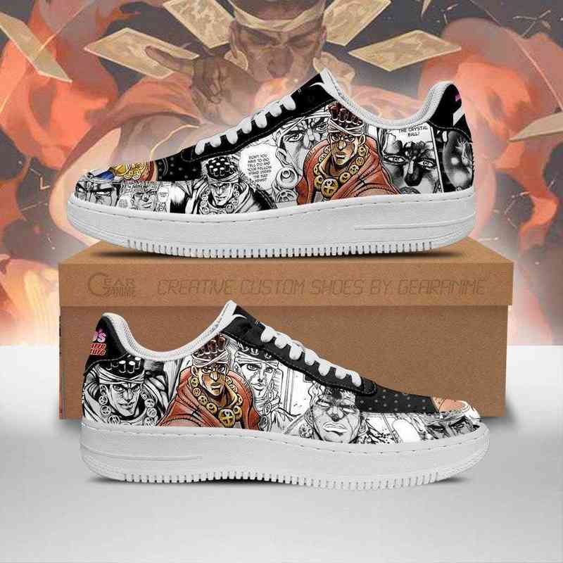 

Diy Anime Fan Sneakers Shoes Boots Muhammad Avdol Manga Style Jojo's Gift Mens Trainers Breathable Mesh Athletic Road Running nastics, Others