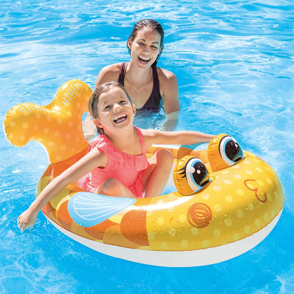 

Swimming ring Intex children's swimming lifebuoy seat cartoon floating ring inflatable summer toy 59380