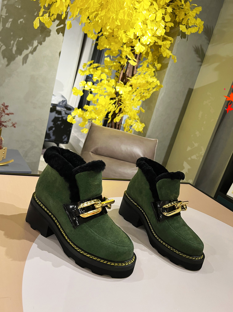 

2022 Luxury Designer Woman ROCKOKO Black Leather Biker Boots with Stretch Fabric Lady Combat Ankle Boot Flat Shoes EUR 35-40 -N058, Picture color