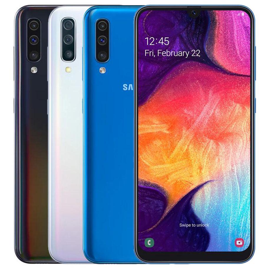 

Original Refurbished Samsung Galaxy A50 A505F/DS 6.4 inch Octa Core 4GB RAM 128GB ROM 25MP Camera Unlocked 4G LTE MOBILE PHONE, Blue